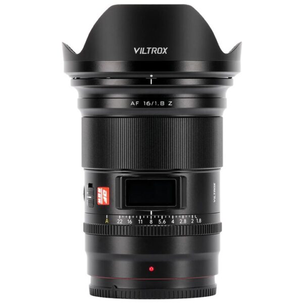 Viltrox 唯卓仕 AF 16mm F1.8 Z-mount Z接環 LCD顯示螢幕 超廣角 大光圈 全畫幅 自動對焦 鏡頭：圖片 2