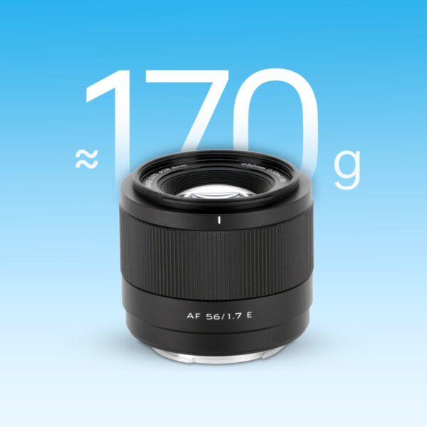 唯卓仕 AF 56mm F1.7 E-mount E接環 超輕量 定焦 大光圈 APS-C 自動對焦 鏡頭